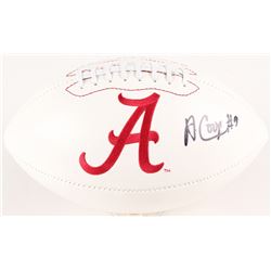 Amari Cooper Signed Alabama Crimson Tide Logo Football (JSA COA)