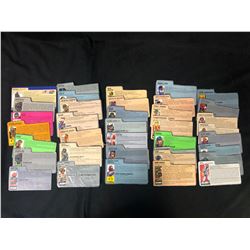 G.I JOE CARD BACKS LOT