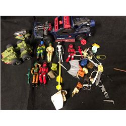 G.I JOE VEHICLES/ \WEAPONS/ ACTION FIGURES LOT