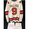 Image 1 : **RARE** CLARK GILLIES' 1977 GAME ISSUED ALL-STAR JERSEY & LETTERS (CLASSIC AUCTIONS LOA)