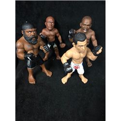 MMA ACTION FIGURE LOT (KIMBO SLICE/ ANDERSON SILVA/ JON JONES...)