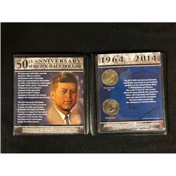 50TH ANNIVERSARY OF THE JFK HALF DOLLAR (1964-2014)