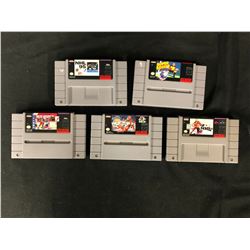 SUPER NINTENDO VIDEO GAME LOT