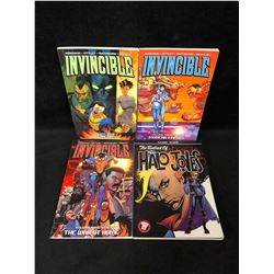 GRAPHIC NOVEL LOT (INVINCIBLE/ THE BALLAD OF HALO JONES)