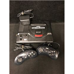 SEGA GENESIS VIDEO GAME SYSTEM W/ POWER & CONTROLLERS