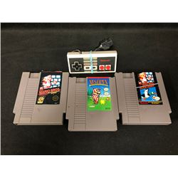 NINTENDO VIDEO GAME LOT W/ CONTROLLER