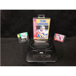 SEGA GENESIS VIDEO GAME SYSTEM W/ GAMES