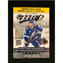 2018-19 UPPER DECK MVP HOCKEY CARDS BOX (21 PACKS)