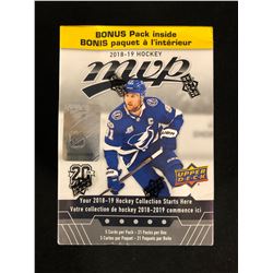 2018-19 UPPER DECK MVP HOCKEY CARDS BOX (21 PACKS)