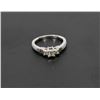 Image 1 : 23) 14K WHITE GOLD 3 DIAMOND RING