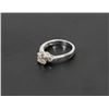 Image 2 : 44) 18K WHITE GOLD DIAMOND ENGAGEMENT RING