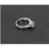 Image 3 : 44) 18K WHITE GOLD DIAMOND ENGAGEMENT RING