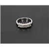 Image 1 : 49) 14K WHITE GOLD DIAMOND RING