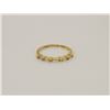 Image 1 : 54) 18K YELLOW GOLD DIAMOND MELEE BAND