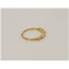 Image 3 : 54) 18K YELLOW GOLD DIAMOND MELEE BAND