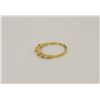 Image 2 : 56) 18K YELLOW GOLD DIAMOND MELEE BAND