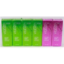 BAG OF ASSORTED VITABATH BATH AND SHOWER GEL