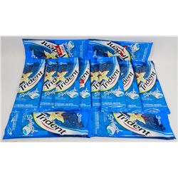 12 PACKS OF TRIDENT SPLASH VANILLA MINT GUM