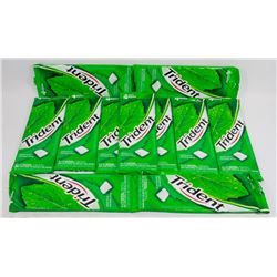 11 PACKS OF TRIDNET SPEARMINT GUM