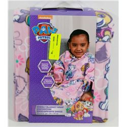 PAW PATROL CUDDLY BLANKET WRAP (43" X 43")