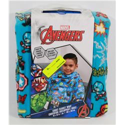 AVENGERS CUDDLY BLANKET WRAP (43" X 43")