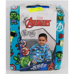 AVENGERS CUDDLY BLANKET WRAP (43" X 43")