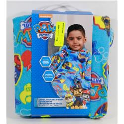 PAW PATROL CUDDLY BLANKET WRAP (43" X 43")