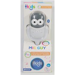 KIDS SINGING MACHINE 2 IN 1 WIRELESS MICROPHONE &