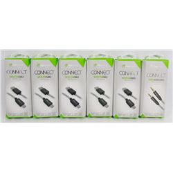 BAG OF ASSORTED PHONE CABLES