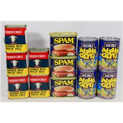 BAG OF SPAM, CORNED BEEF, ALPHA-BITES