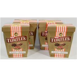 4 BOXES OF ASSORTED TURTLES CHOCOLATES