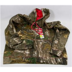 NEW LADIES REAL TREE SIZE SMALL CAMO HOODIE WITH