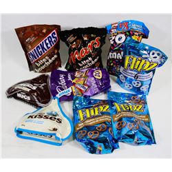 BAG OF ASSORTED BITE SIZE CHOCOLATES AND TREATS