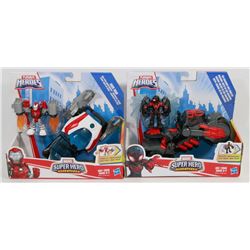 LOT OF TWO MARVEL SUPER HERO ADVENTURES TOYS