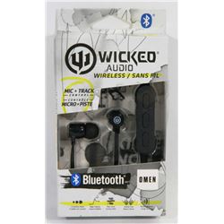 WICKED AUDIO BLUETOOTH EARBUDS WITH MIC AND TRACK