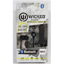 WICKED AUDIO BLUETOOTH EARBUDS WITH MIC AND TRACK