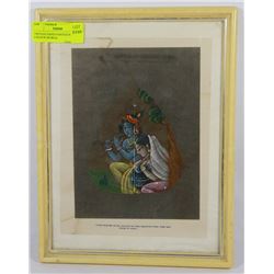 VINTAGE HAND PAINTED IN OIL COLOUR ON REAL