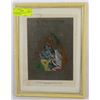 Image 1 : VINTAGE HAND PAINTED IN OIL COLOUR ON REAL