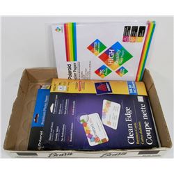 FLAT OF OFFICE PAPER LAMINATING SHEETS, LABELS &