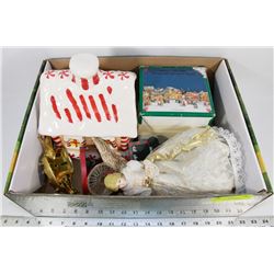 ASST'D XMAS DÉCOR AND COLLECTIBLE XMAS HOUSE