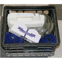 OSTER KITCHEN MIXER, 3 NEW COFFEE MUGS AND GLASS