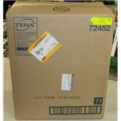 BOX  OF 4 TENA UNISEX PROTECTIVE UNDERWEAR,