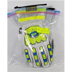 LOT OF 2 LARGE  ARC TEK MENS GLOVES WINTER LINED