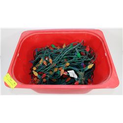 BOX OF LED CHRISTMAS LIGHTS