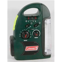 COLEMAN AM/FM MINI-LANTERN RADIO LIGHT,