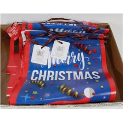 FLAT WITH NEW MERRY CHRISTMAS SCROLLS