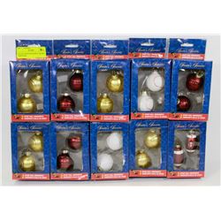 LOT OF ASSORTED SPORTS THEMED CHRISTMAS