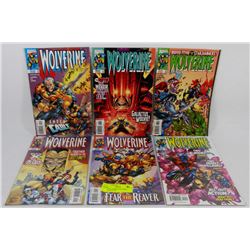 MARVEL COMICS WOLVERINE ISSUES #137-142.