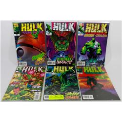 MARVEL COMICS THE HULK ISSUES #2-7.