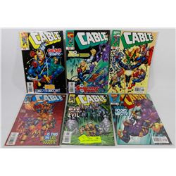 MARVEL COMICS CABLE ISSUES #68-73.